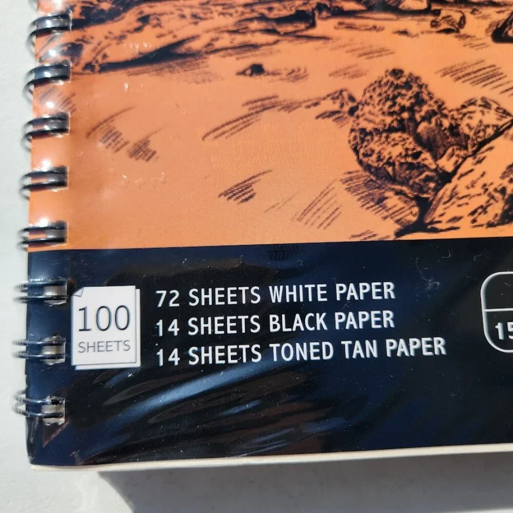NEW 3-Color Caliart Sketch Paper Pad Notebook Sketchbook Journal 6
